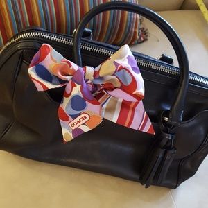 Coach CC purse scarf